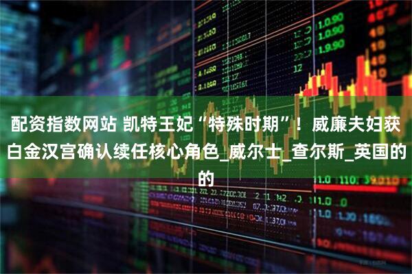 配资指数网站 凯特王妃“特殊时期”！威廉夫妇获白金汉宫确认续任核心角色_威尔士_查尔斯_英国的